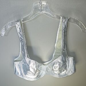 Silver Underwire Bra